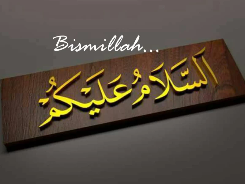 Hukum Mengucapkan Basmalah Sebelum Salam