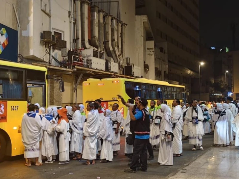 Jemaah Haji Indonesia Dimudahkan dengan Bus Shalawat yang Beroperasi 24 Jam Sehari di Makkah