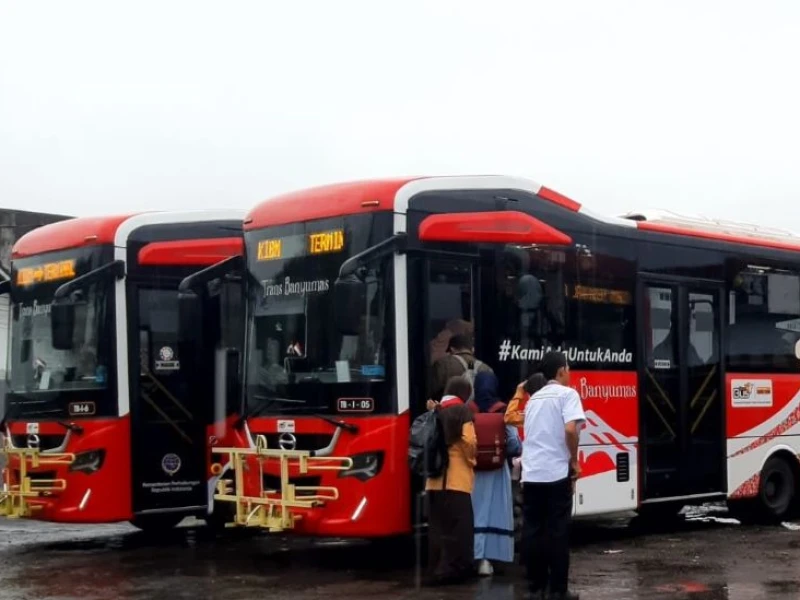 Bus Trans Banyumas Kembali Layani Masyarakat