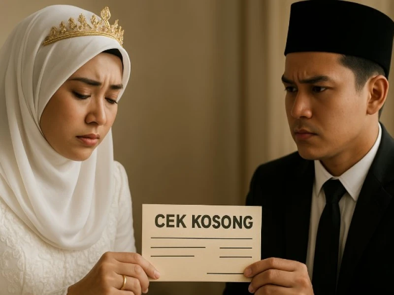 Hukum Nikah dengan Mahar Palsu seperti Cek Kosong, Sah atau Tidak?