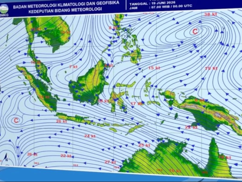 Prediksi Cuaca 19 Juni 2026: Sumatera Utara Berpotensi Diguyur Hujan Sangat Lebat, Medan Waspada Petir