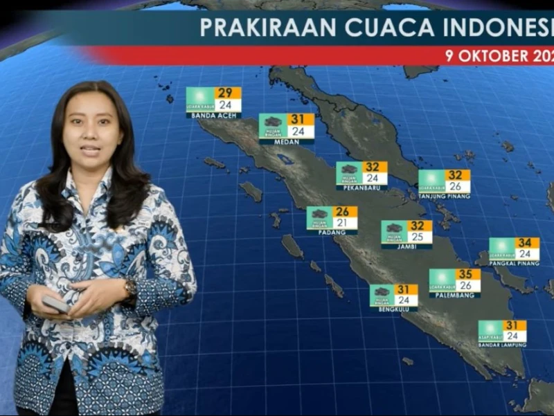 Ada Potensi Hujan Petir dan Gelombang Tinggi dI Sejumlah Wilayah pada Jumat 9 Oktober 2026