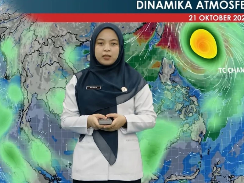 Sejumlah Wilayah Berpotensi Hujan Petir dan Hujan Ringan Rabu 21 Oktober 2026