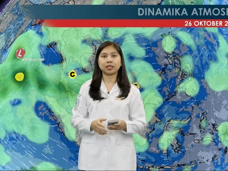 Prediksi Gelombang 4 Meter, Banjir Rob, dan Hujan Petir Sejumlah Wilayah pada Senin 26 Oktober 2026