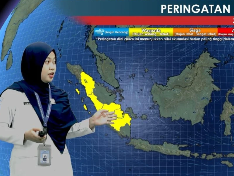 Prediksi Cuaca BMKG: 6 Wilayah Ini Berpotensi Hujan Ringan pada Minggu 30 Agustus 2026