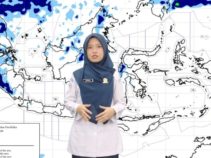 Hujan Lebat Disertai Petir Berpotensi Terjadi di Sumatera Bagian Barat pada 22 September 2026