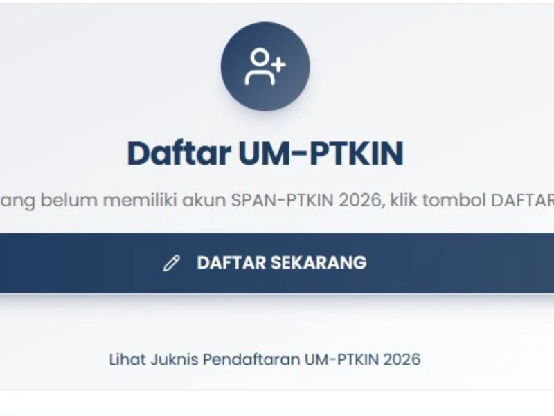 Alur Lengkap Pendaftaran UM-PTKIN 2026