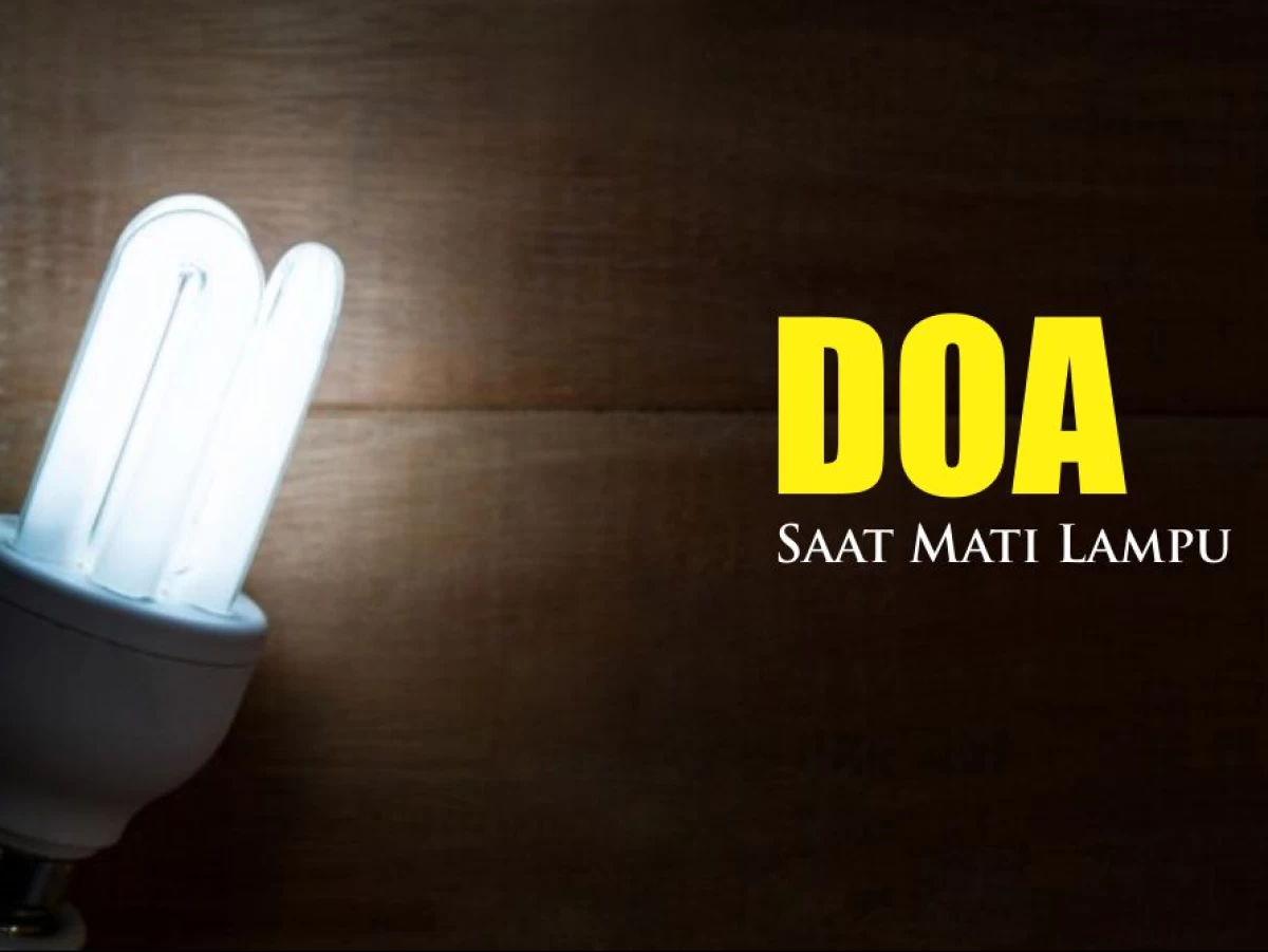 Ini Ternyata Doa Rasulullah saat Mati Lampu