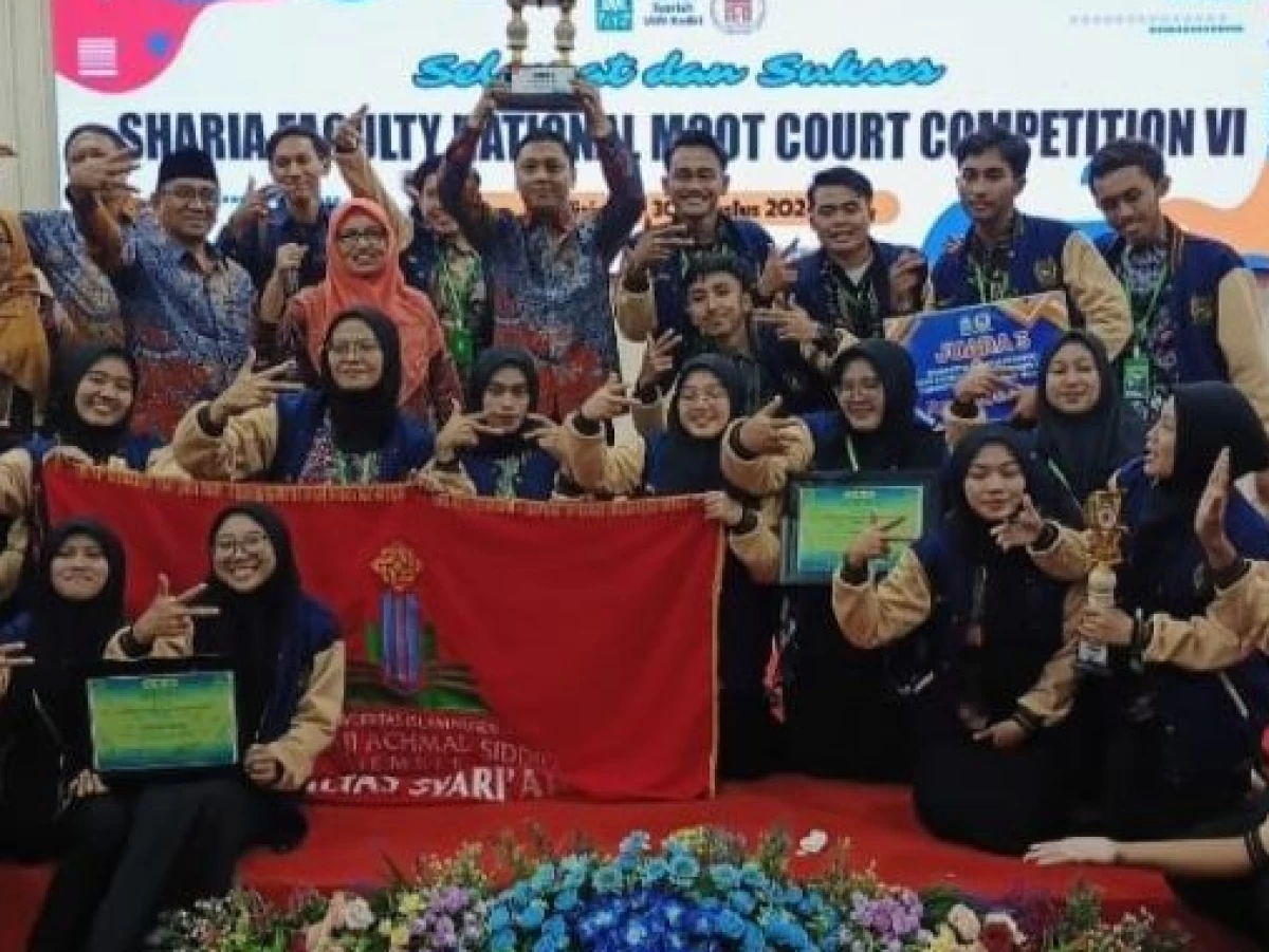 Fakultas Syariah UIN KHAS Jember Juara 3 Lomba Peradilan Semu Tingkat Nasional