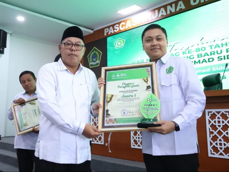 Fakultas Syariah UIN KHAS Jember Raih Penghargaan Fakultas Terbaik Berbasis Ekoteologi