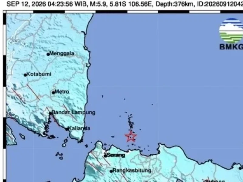 Gempa Magnitudo 5,9 M Guncang Kepulauan Seribu