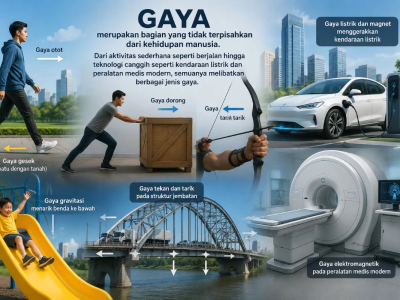 Penerapan Berbagai Jenis Gaya dalam Kehidupan Masyarakat