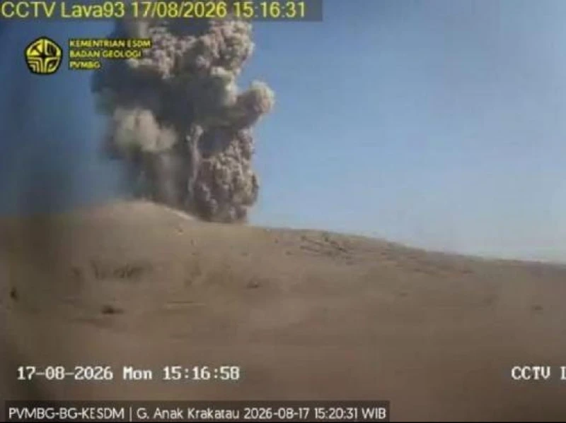 Gunung Anak Krakatau Erupsi Beruntun, PVMBG Keluarkan Imbauan Ini