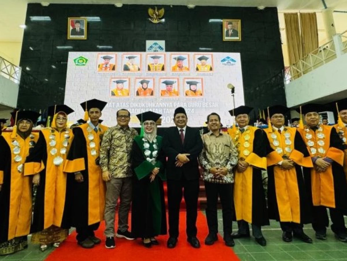 Ada 9 Guru Besar Baru di UIN Raden Fatah Palembang