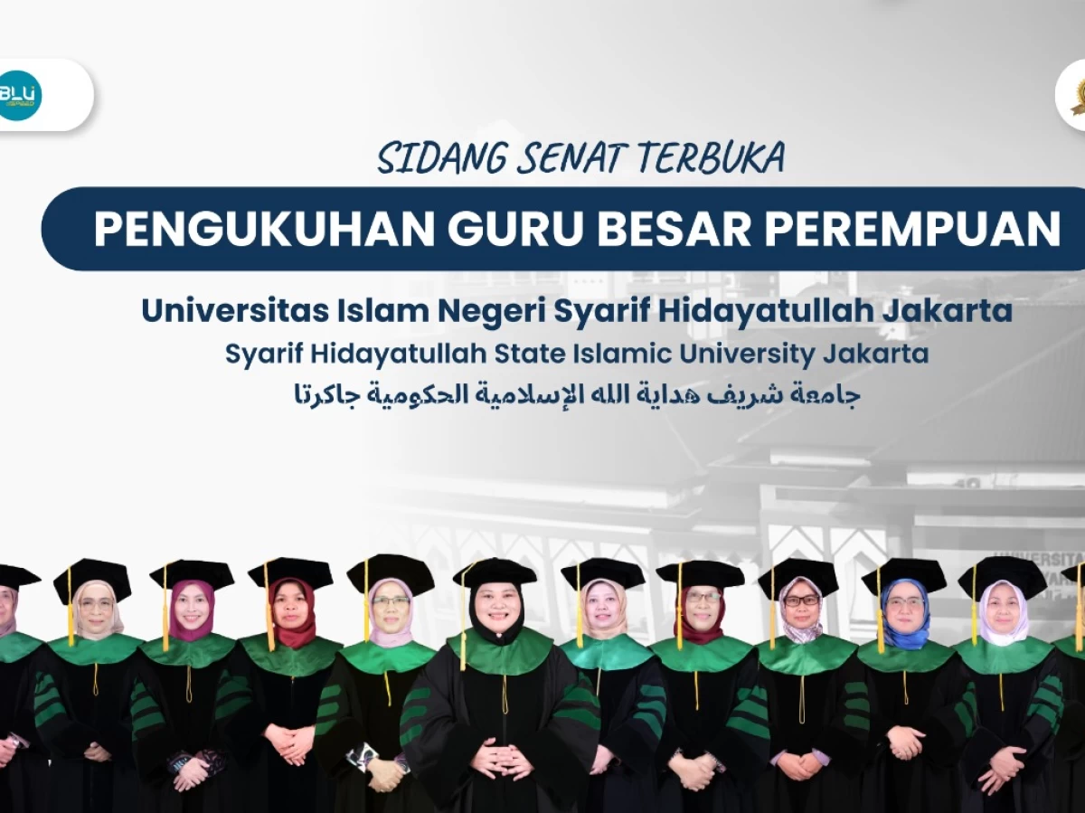 Sambut Hari Ibu, UIN Jakarta Kukuhkan 16 Guru Besar Perempuan