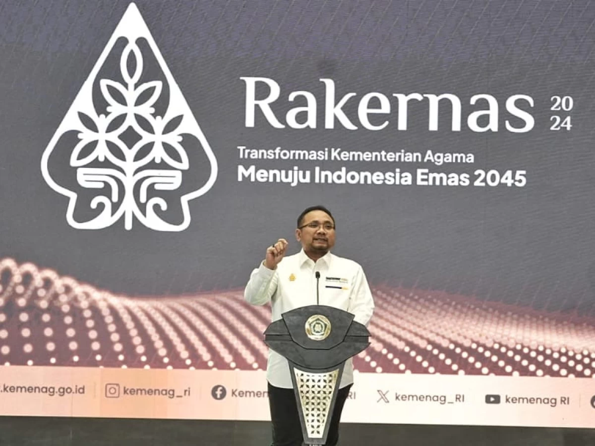 Instruksi Menag dalam Rakornas 2024: Libatkan Umat dalam Program Keagamaan