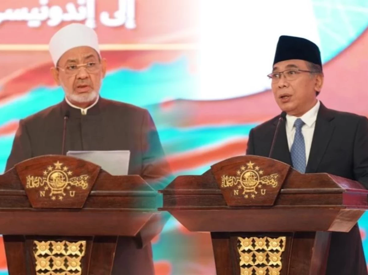 Pidato Sambut Grand Syekh Al-Azhar, Gus Yahya: Selamat Datang di Negeri Ahlus Sunnah wal Jamaah!