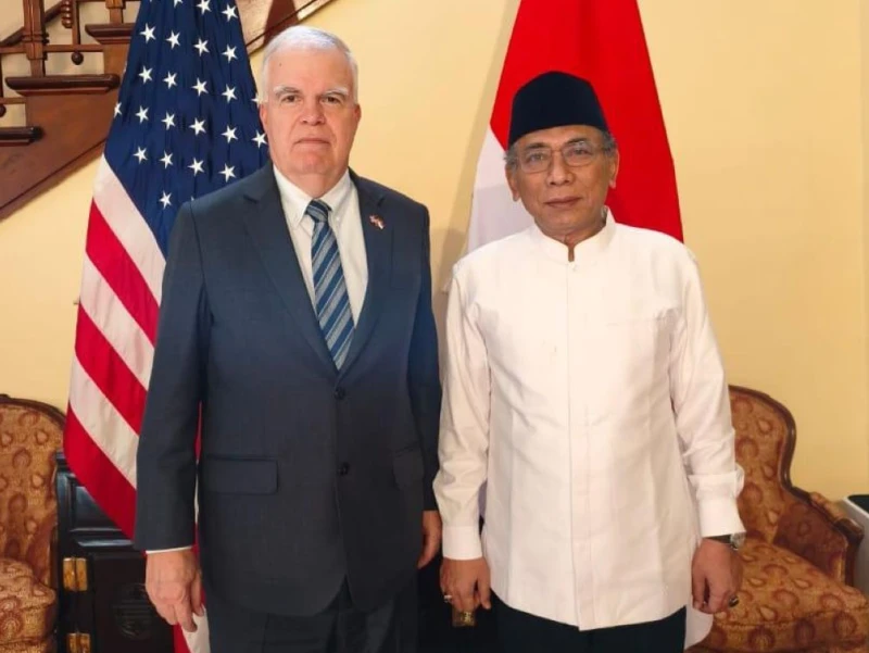 Ketua Umum PBNU Temui Dubes AS, Upayakan Perdamaian di Timur Tengah