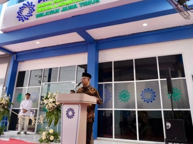 Haedar Nashir Resmikan Kantor Cabang Pertama Perusahaan Jasa Konstruksi Milik Muhammadiyah di Sidoarjo