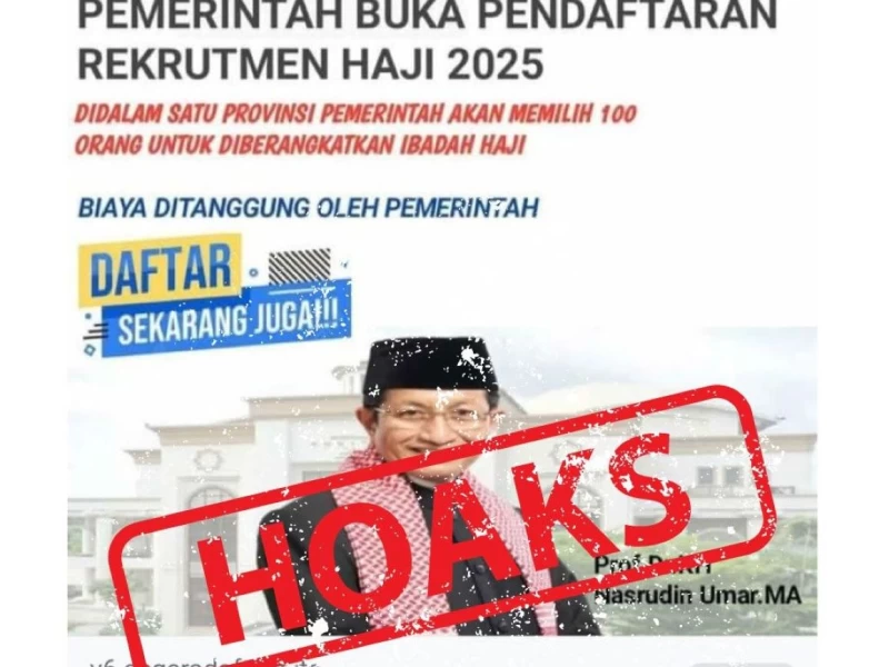 Waspada Hoaks Rekrutmen Petugas Haji, Kemenag: Cek Kebenarannya di Web Resmi