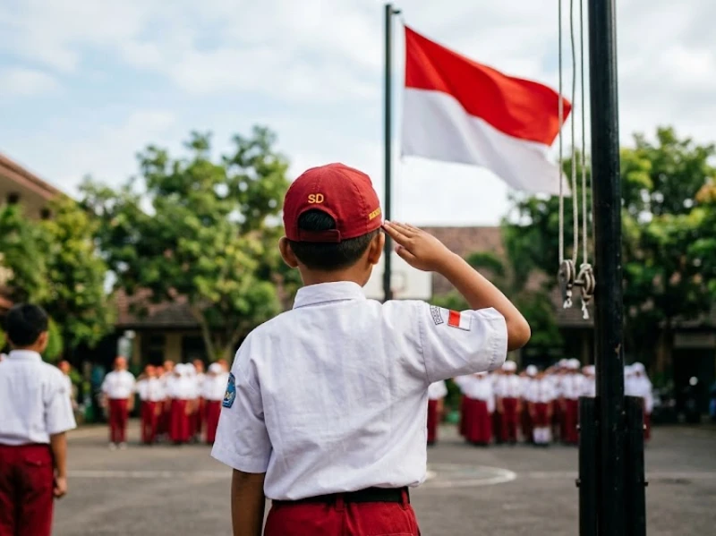Inilah Hukum Hormat pada Bendera Merah Putih