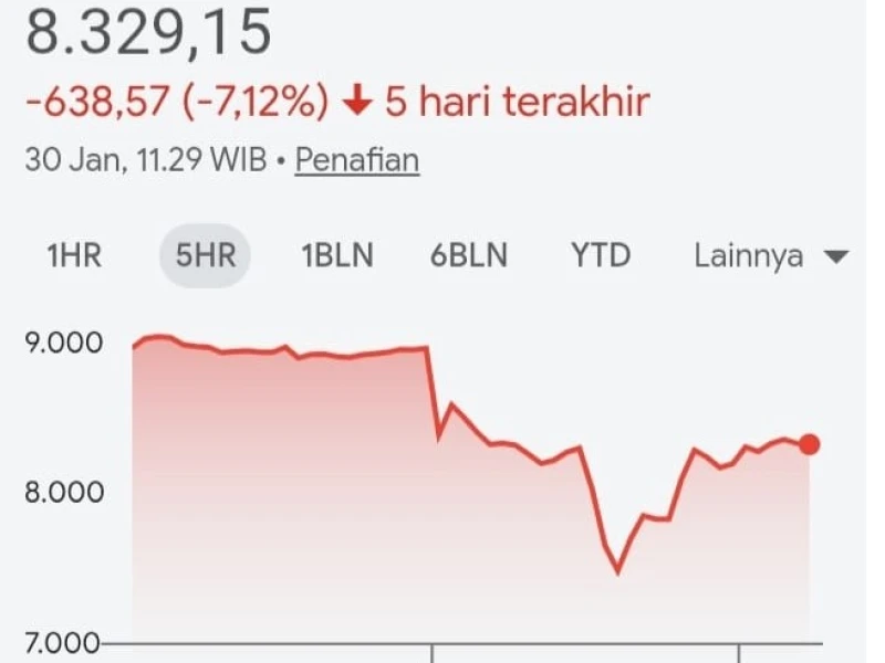 7 Dampak Anjloknya IHSG terhadap APBN Negara