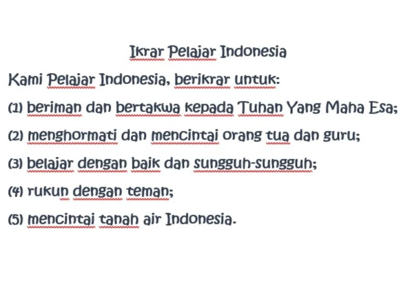 Teks Lengkap Ikrar Pelajar Indonesia yang Wajib Dibacakan dalam Upacara Bendera