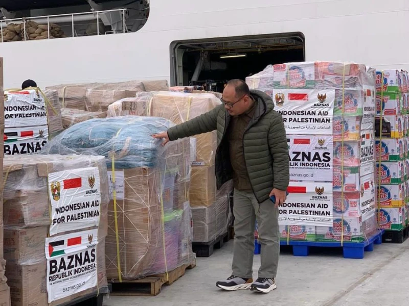 Baznas RI Kirim Paket Bantuan untuk Palestina