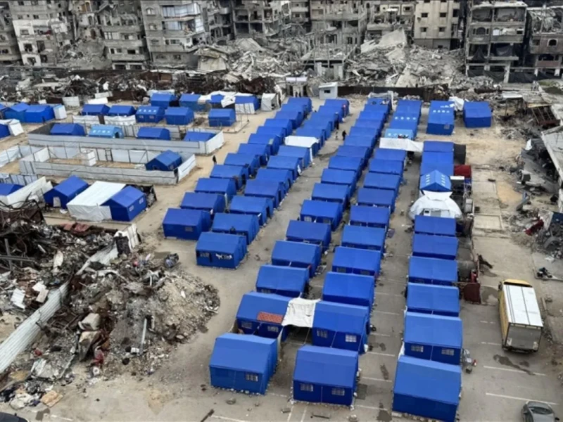 Mesir Lepas Gelombang Pertama Pengiriman Rumah Modular ke Gaza