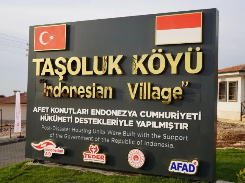Kampung Indonesia di Turki Jadi Wujud Persahabatan Kedua Negara