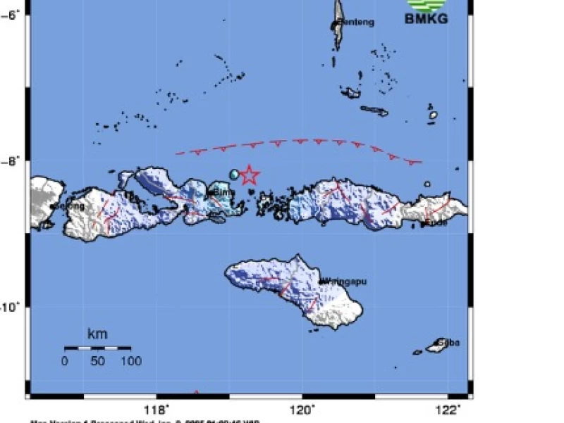 Info Gempa Hari Ini Guncang Kota Bima NTB