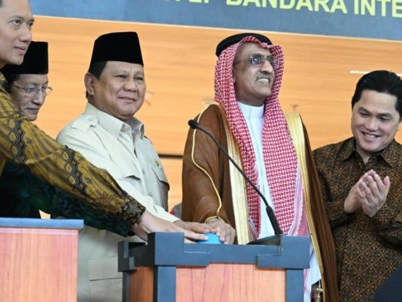 Terminal Khusus Haji dan Umrah Bandara Soekarno-Hatta Diresmikan Prabowo Subianto