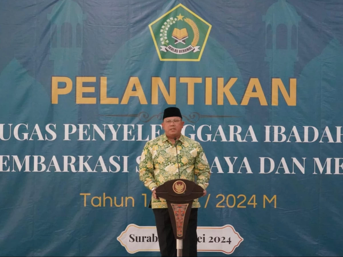 Embarkasi Surabaya Kali Pertama Gunakan Layanan Fast Track dan Kloter Terbanyak Jemaah Haji