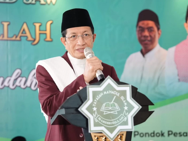 Banyak Tokoh Lahir dari Pesantren, Menag Nasar: Kami Mohon Ponpes Harus Berkembang