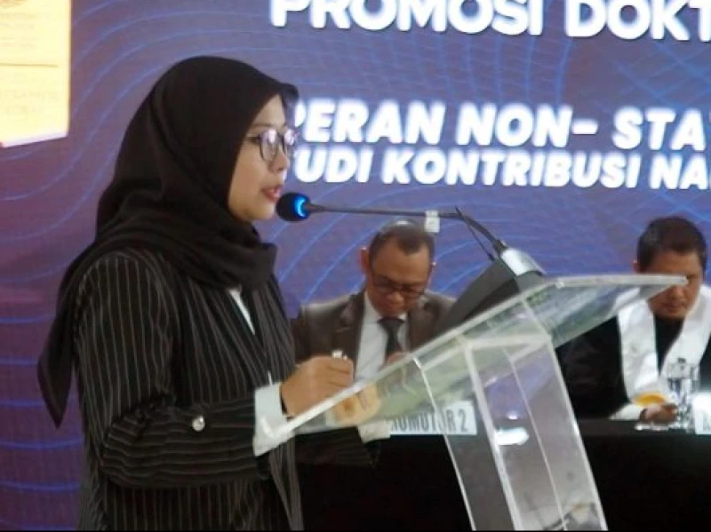 Promosi Doktor, Ning Ervi Ungkap Peran NU sebagai Aktor Non-Negara dalam Resolusi Konflik Israel-Palestina