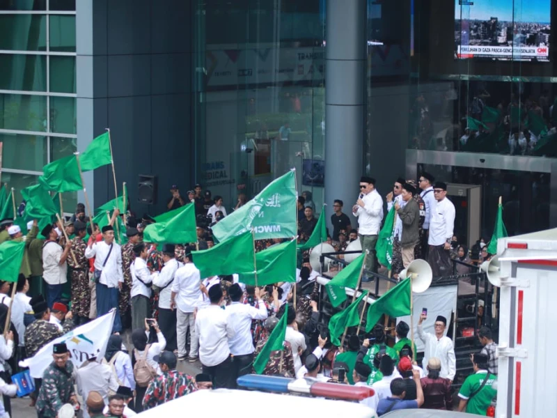 Aksi PWNU Jakarta dan Alumni Pesantren Tuntut Boikot Semua Produk CT Corp