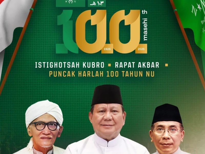 PBNU Gelar Puncak Peringatan Harlah Ke-100 di Istora Senayan, Bakal Dihadiri Prabowo