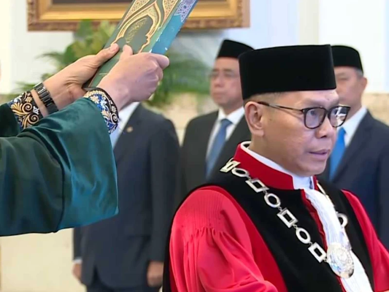 Adies Kadir Resmi Dilantik Jadi Hakim MK, Juda Agung Duduki Kursi Wamenkeu