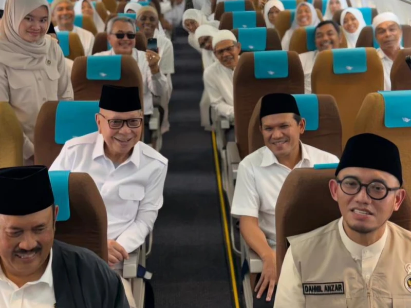 Pesawat Hibah Garuda Indonesia di Asrama Haji Aceh Difungsikan untuk Manasik