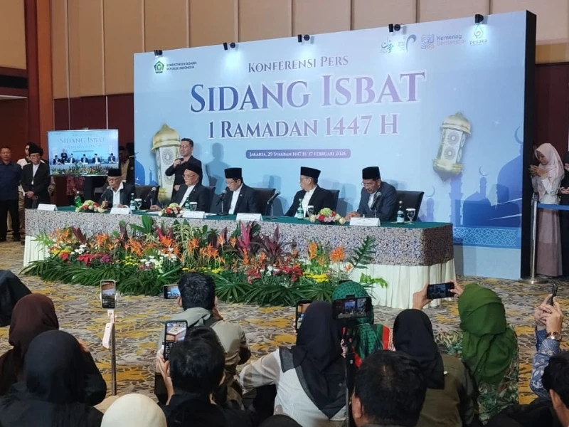 Pemerintah Tetapkan 1 Ramadan 1447 H Jatuh Kamis, 19 Februari 2026