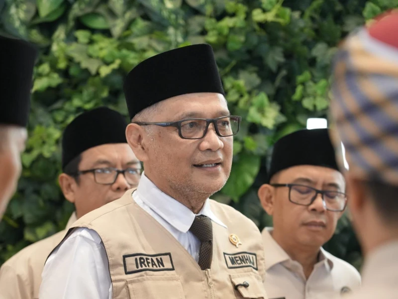 Menhaj Lepas Musrif Diny ke Tanah Suci, Perkuat Sukses Ritual Haji Indonesia