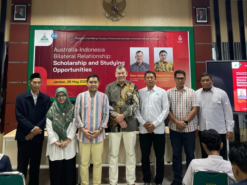 Fakultas Syariah UIN KHAS Jember Gelar Kuliah Umum Studi Luar Negeri, Hadirkan Konjen Australia