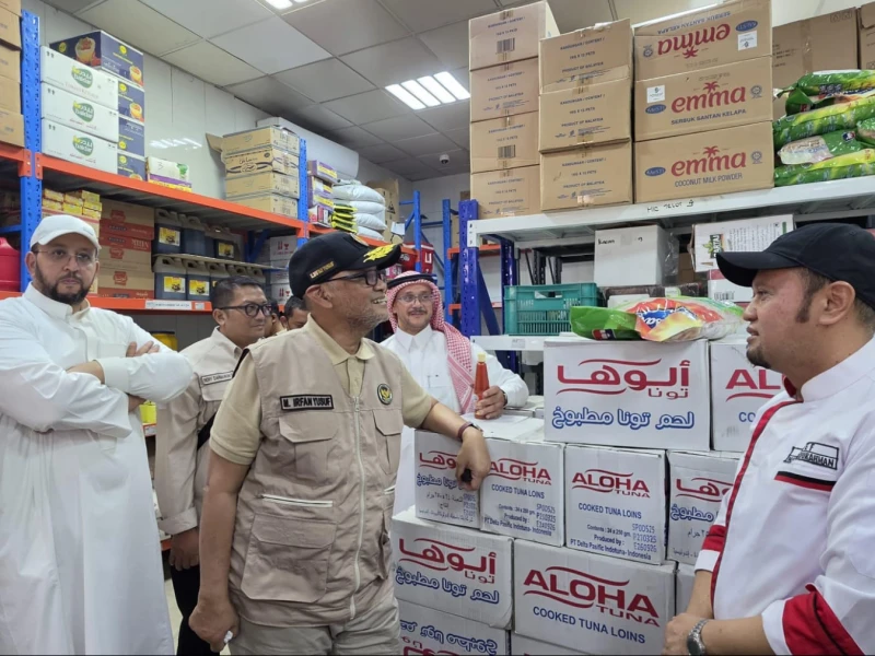 Kemenhaj Dorong Komoditas Pangan RI Masuk Rantai Pasok Katering Haji Arab Saudi