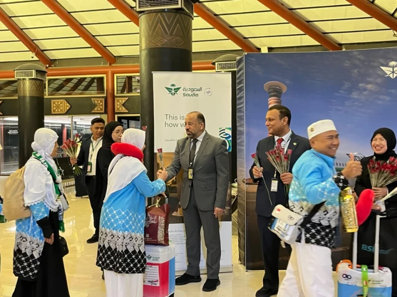 63.813 Jemaah Haji Tiba di Tanah Air