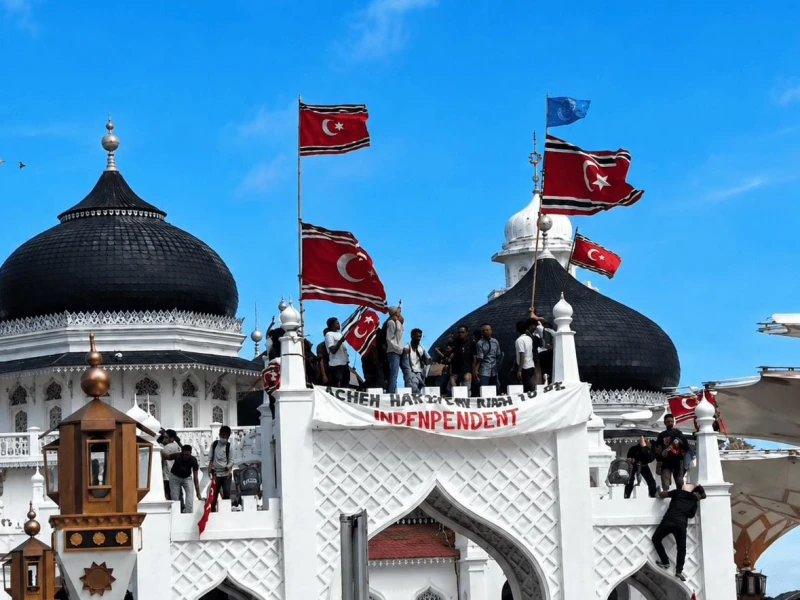 Hari Damai Aceh Berakhir Ricuh, Bendera Bulan Bintang Dikibarkan, Ada Apa?