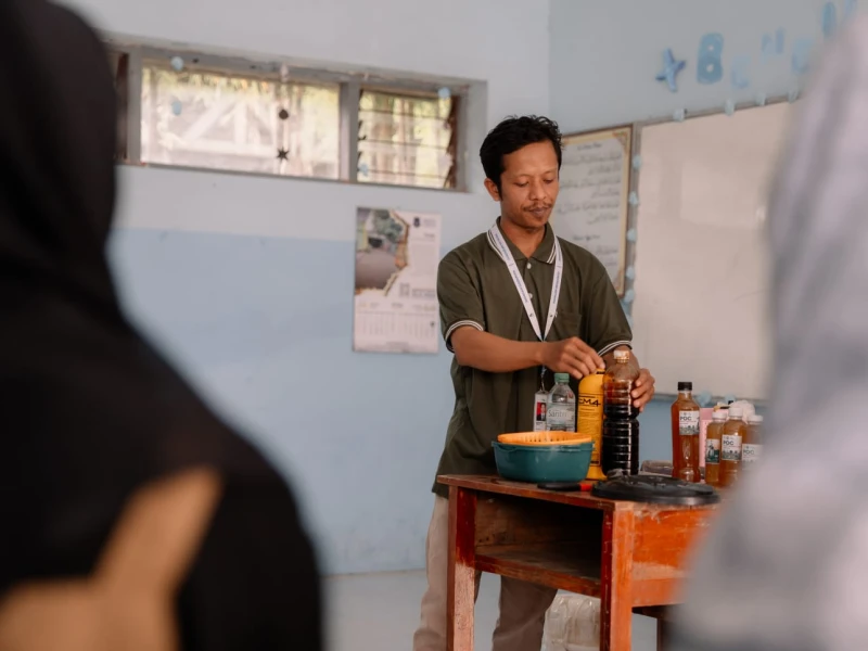 Kelas Ekologi Festival Jagat, Santri Belajar Kelola Sampah hingga Limbah Rumah Tangga