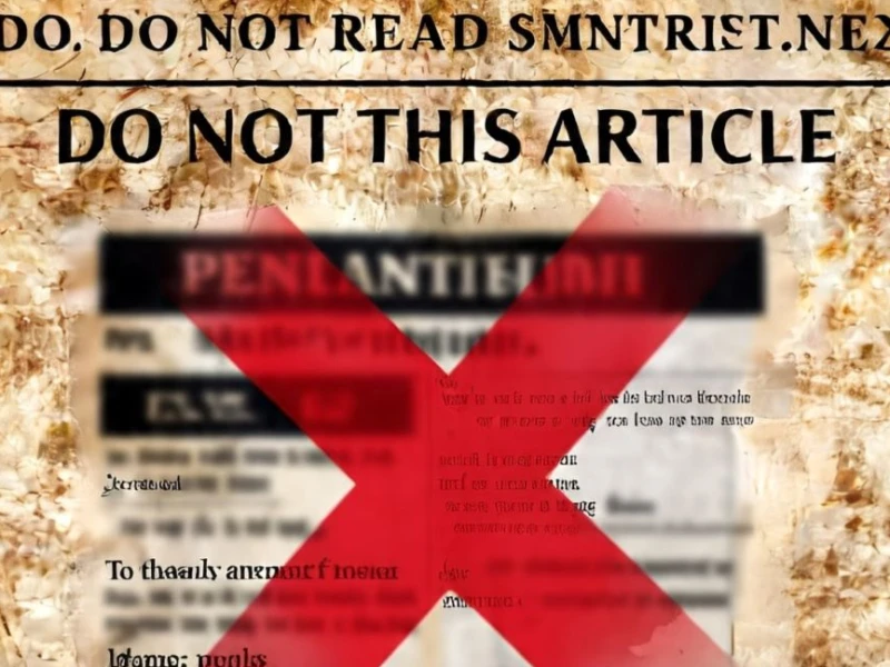 Jangan Baca Artikel Ini