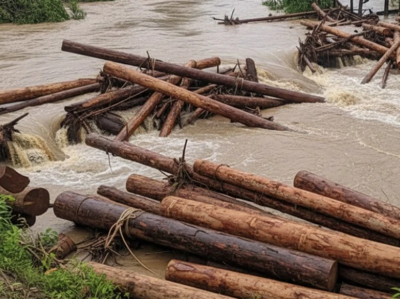 Hukum Memanfaatkan Kayu Gelondongan Sisa Bencana