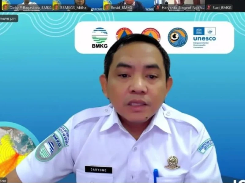 BMKG Uji Kesiapsiagaan Tsunami Lewat Simulasi Internasional IOWAVE25