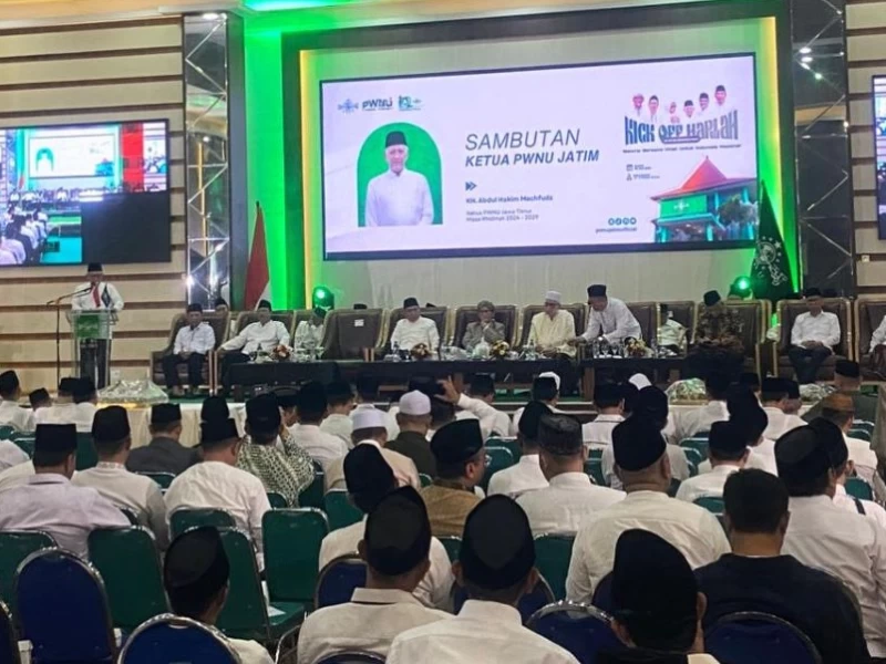 Ratusan Peserta Hadiri Kick Off Harlah Ke-120 NU di Surabaya Jawa Timur
